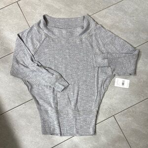 Free People We the Free Gray Knit Sweater size Xsmall NWT.